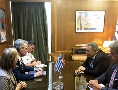 Καμμένος-Πάιατ συναντήθηκαν και εξέτασαν θέματα αμοιβαίου ενδιαφέροντος